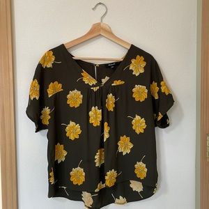 Madewell XS flowy floral top